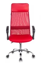 Кресло руководителя KB-6N Ткань, Сетка, Искусственная кожа, Красный TW-35N (сетка)/Красный TW-97N (ткань)