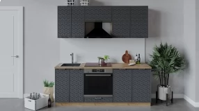 Кухонный гарнитур «Беатрис» длиной 200 см со шкафом НБ